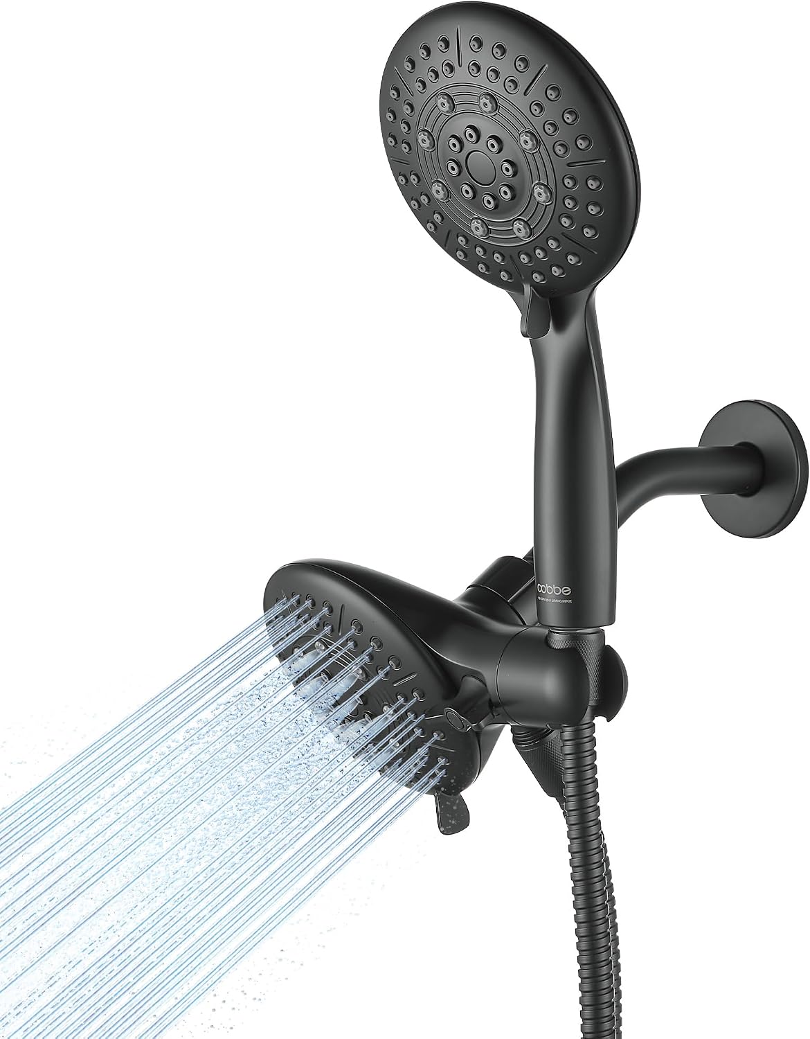 Cobbe Dual Shower Head Combo Set